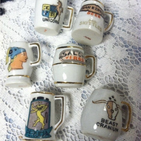 Six Mini Beer Steins Instant Collection - Picture 5 of 6